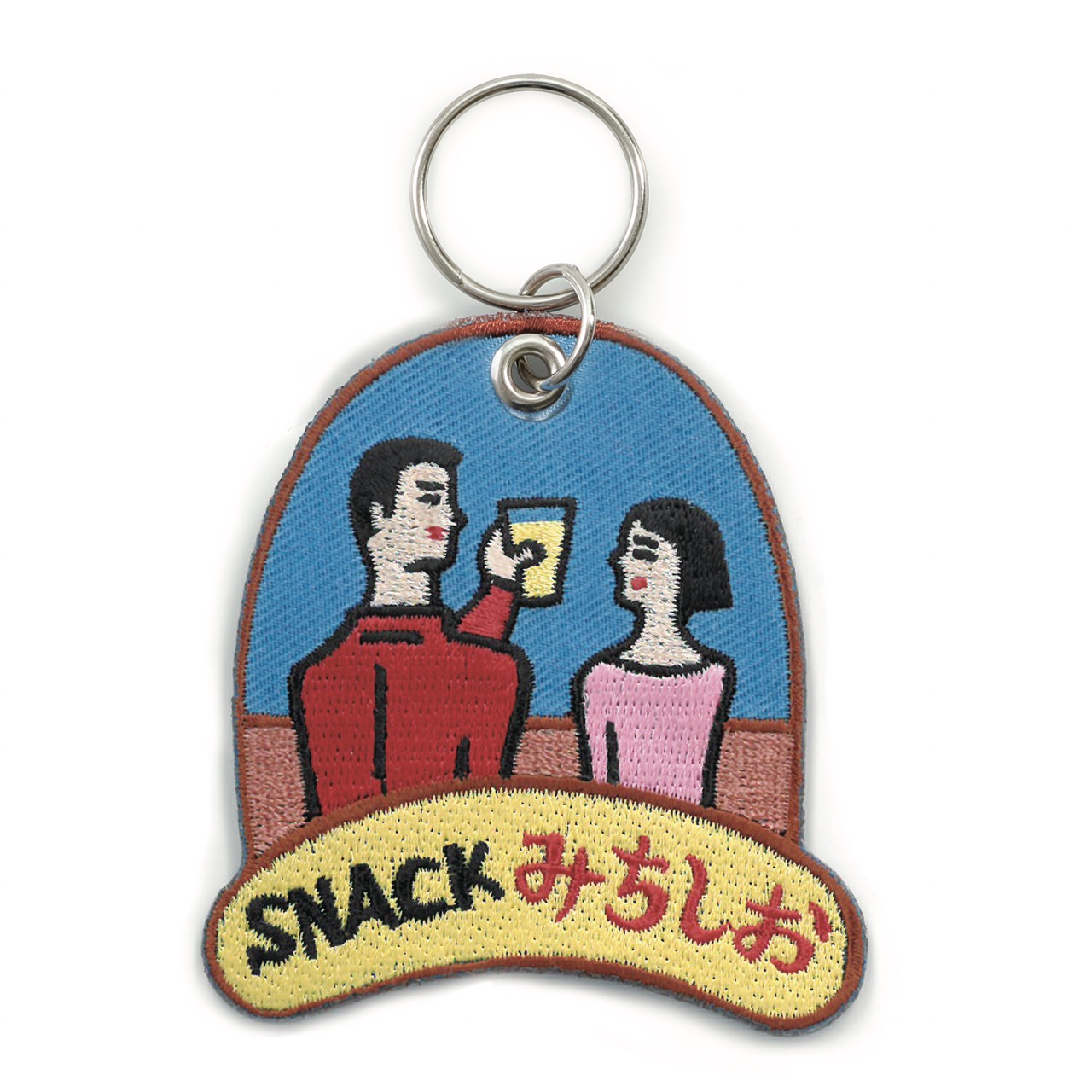 スティッチワークキーホルダー　みちしお