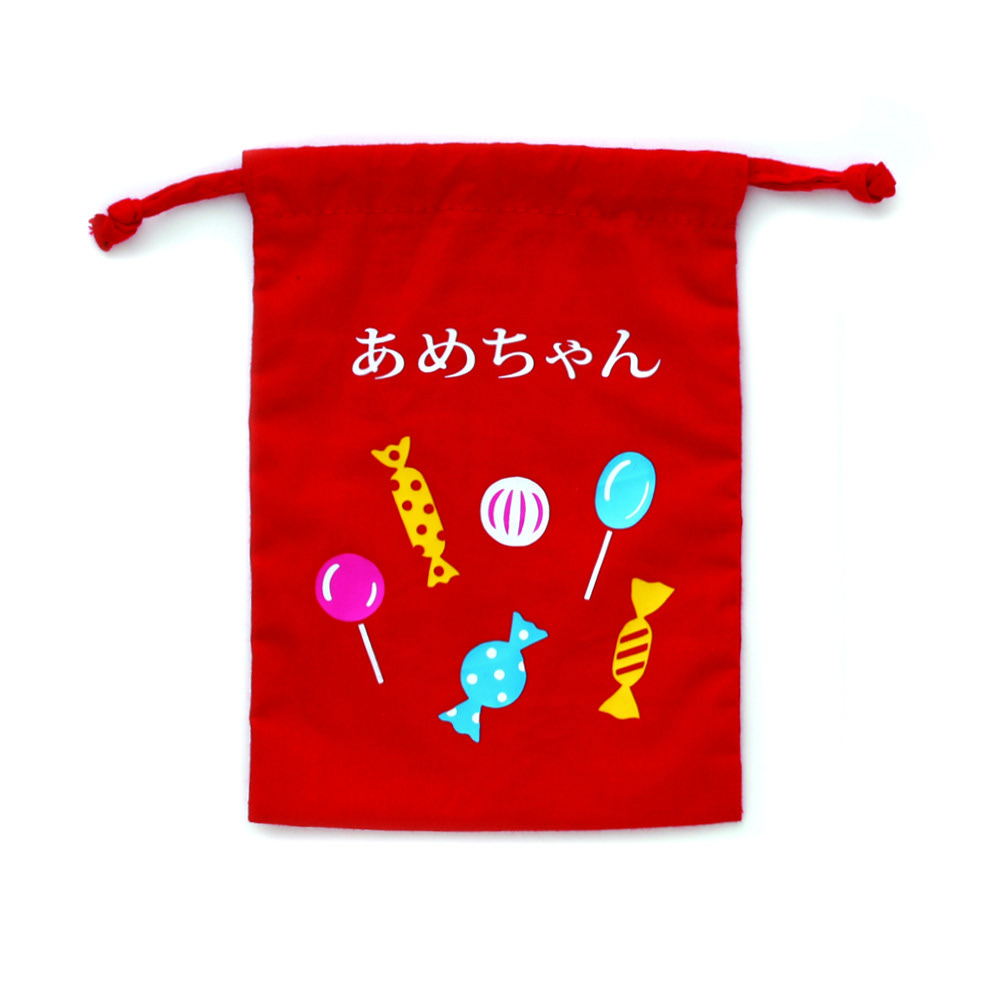 巾着袋(小)　あめちゃん