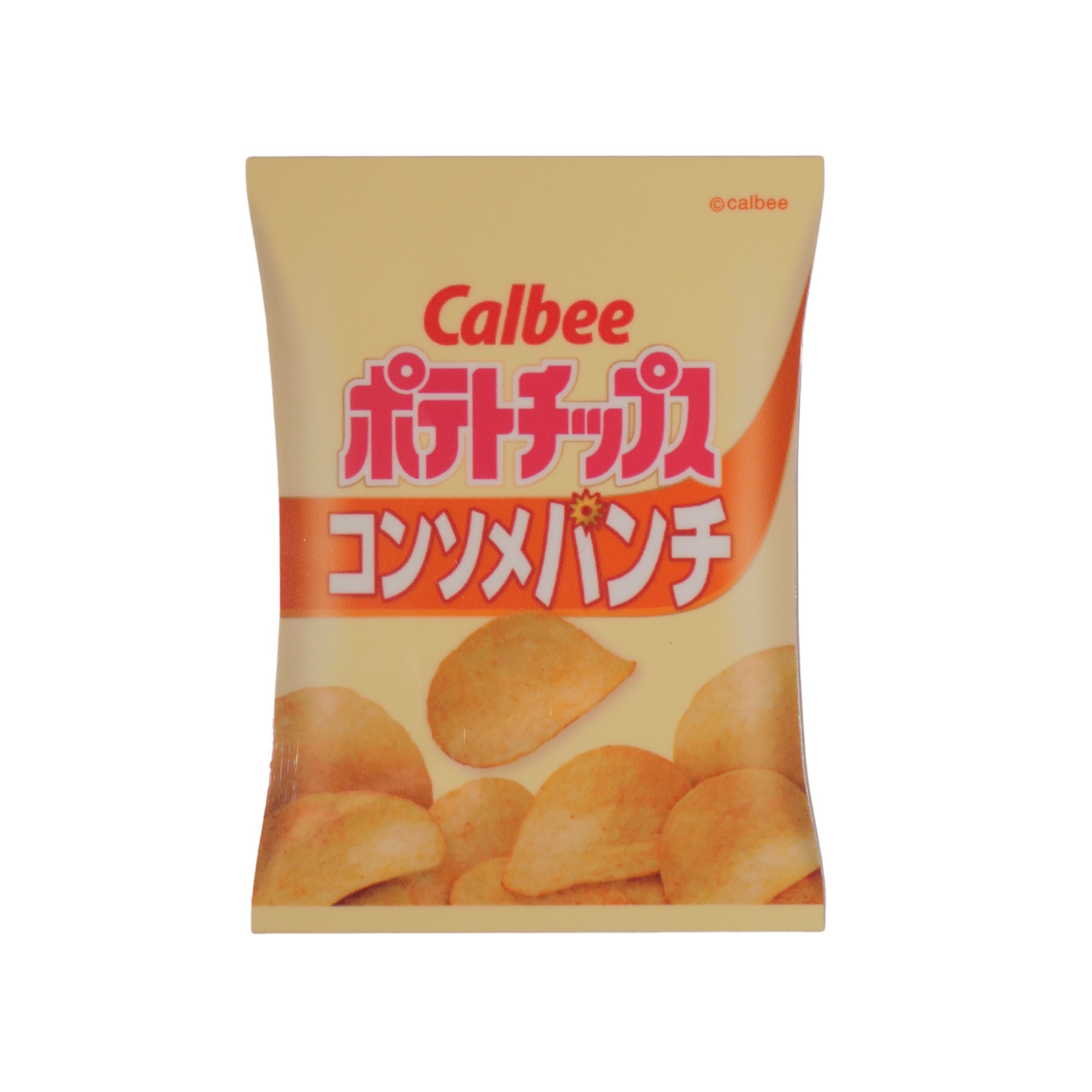 ダイカットステッカー ポテトチップス　コンソメパンチ