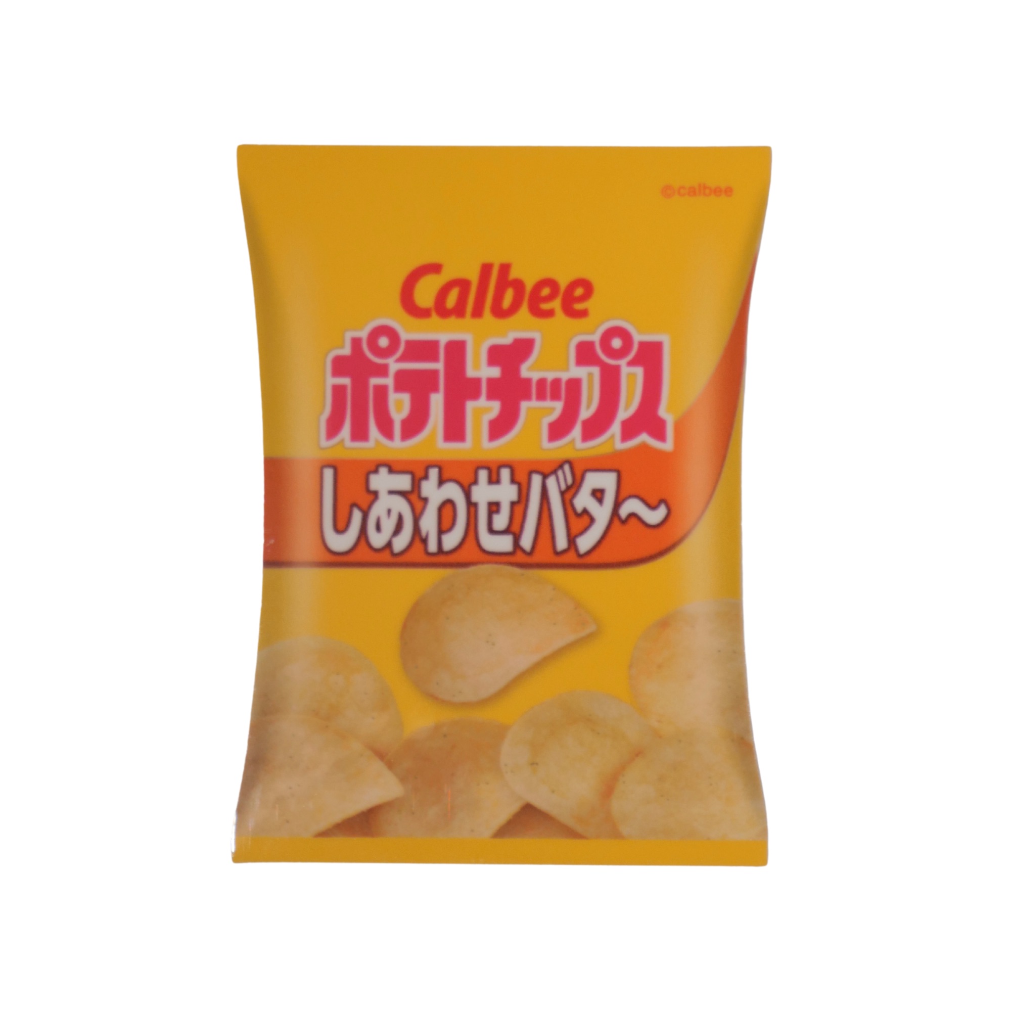 ダイカットステッカー ポテトチップス　しあわせバター