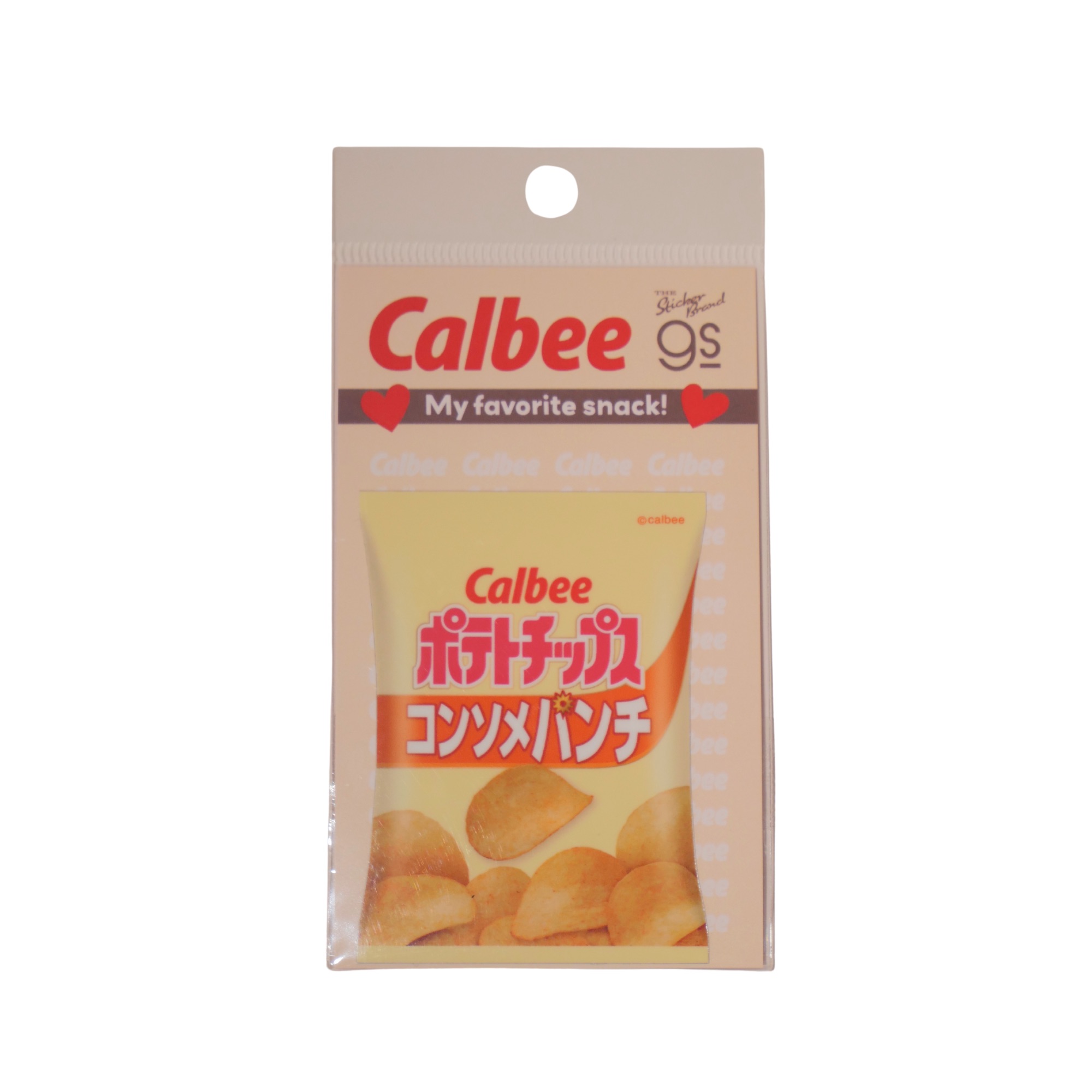 ダイカットステッカー ポテトチップス　コンソメパンチ