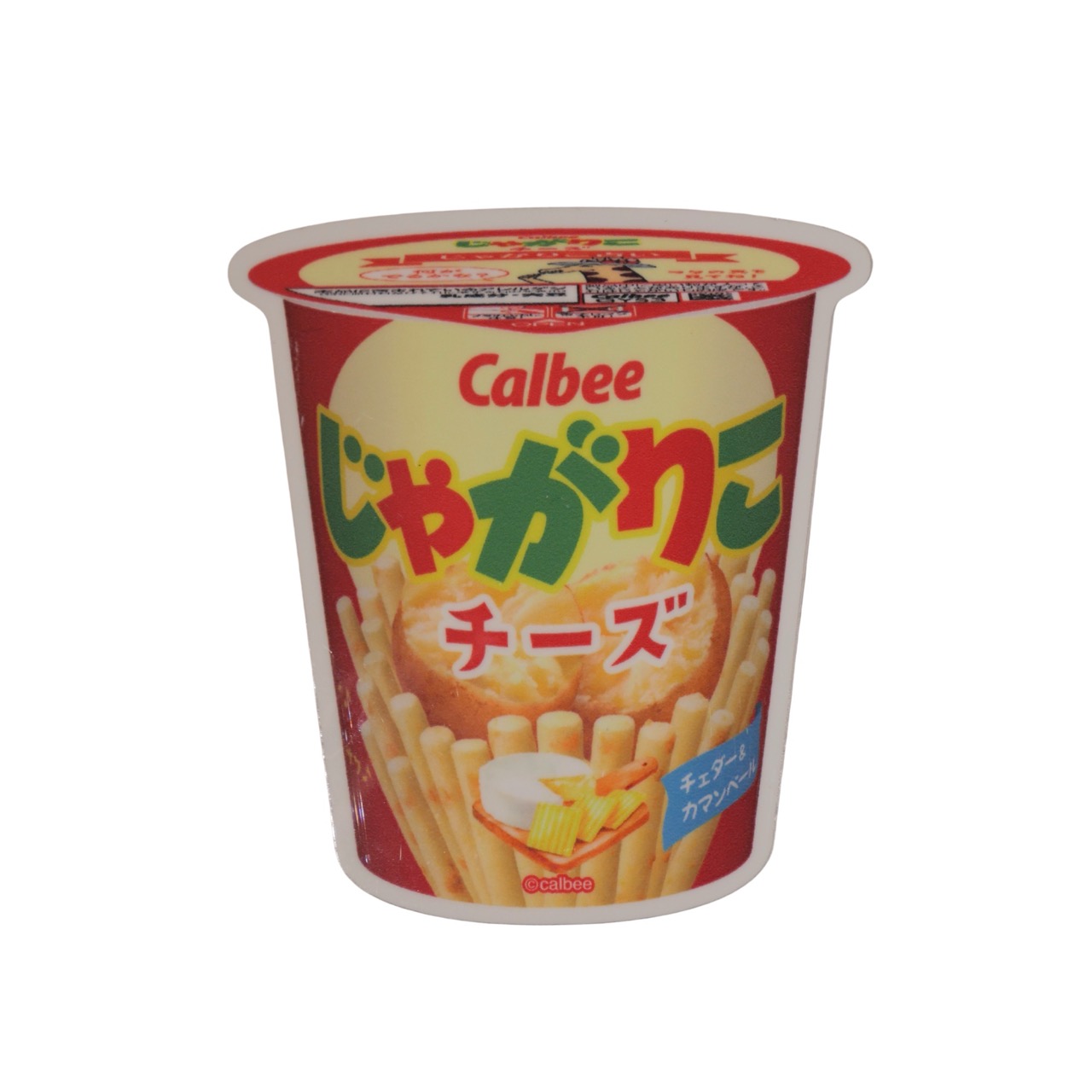 ダイカットステッカー じゃがりこ チーズ