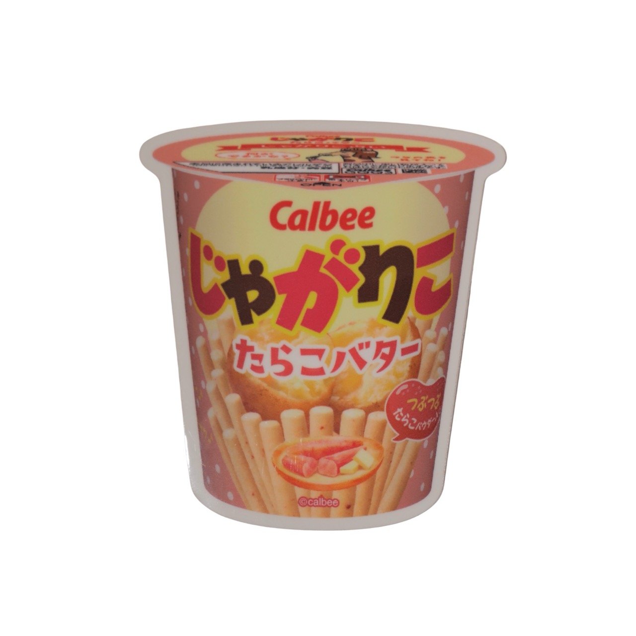 ダイカットステッカー じゃがりこ たらこバター