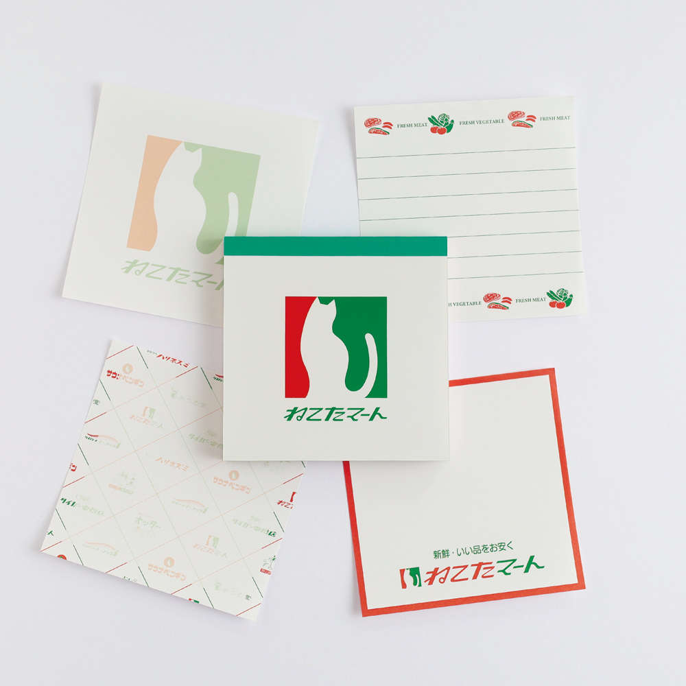 きしかん メモパッドスクエア ねこたマート