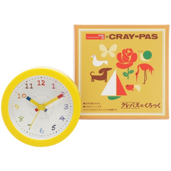 【クレパス柄くろっく】 CNC-01-BYW