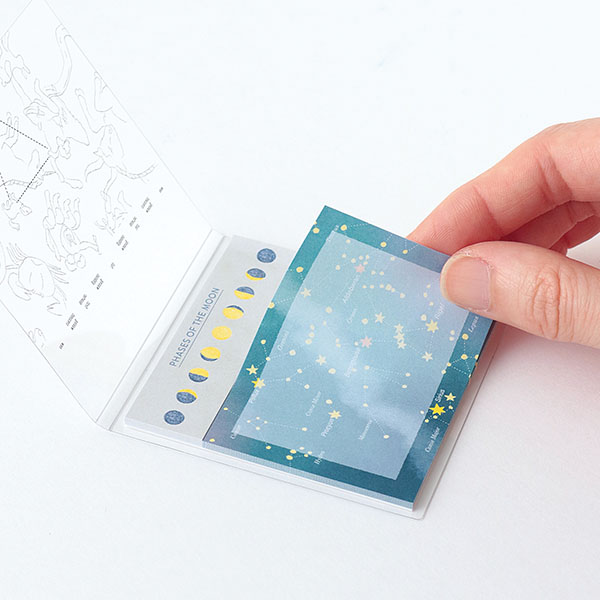 ST-172 クリアカバー付箋(天文学)