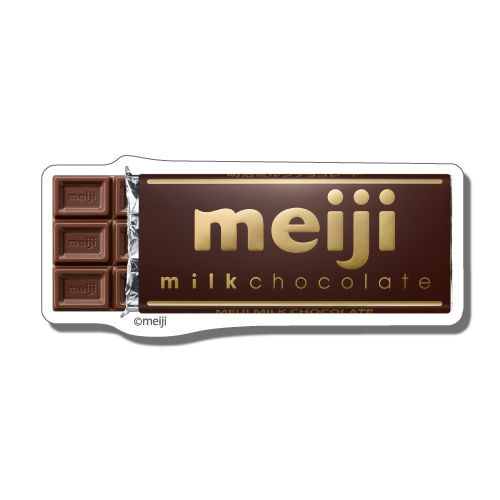 ステッカー　ミルクチョコレート