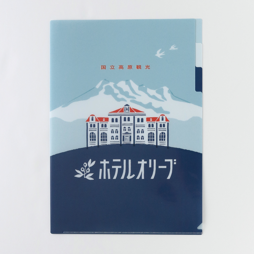 レトロノーム　クリアファイル（オリーブ）
