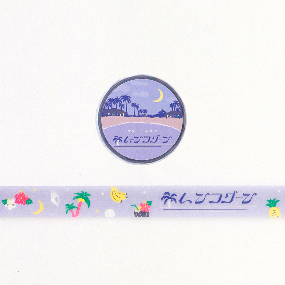 レトロノーム　マスキングテープ（ムーン）