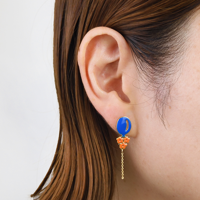アデリアレトロ ピアス（風船）new