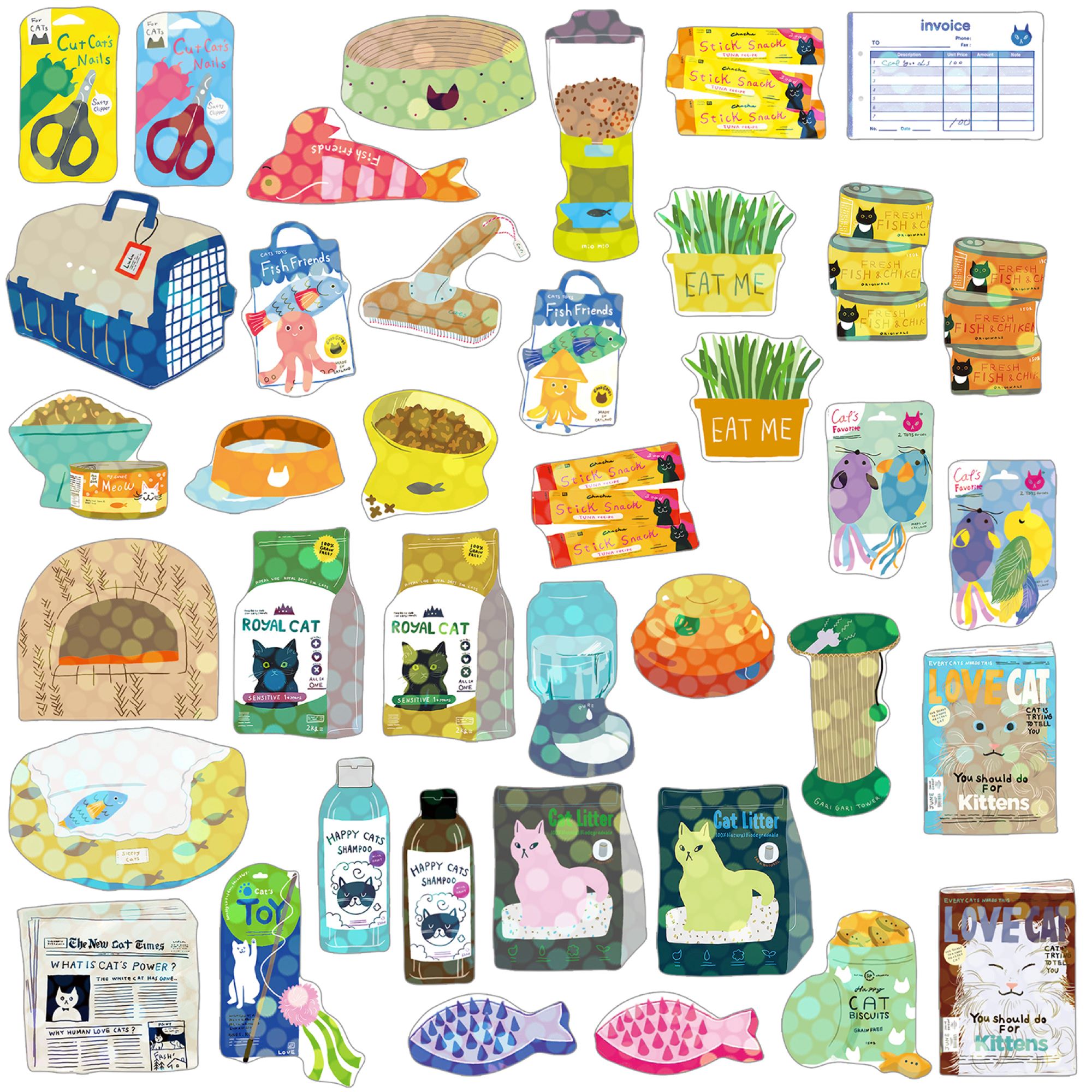 ハコシール　ネコ用品