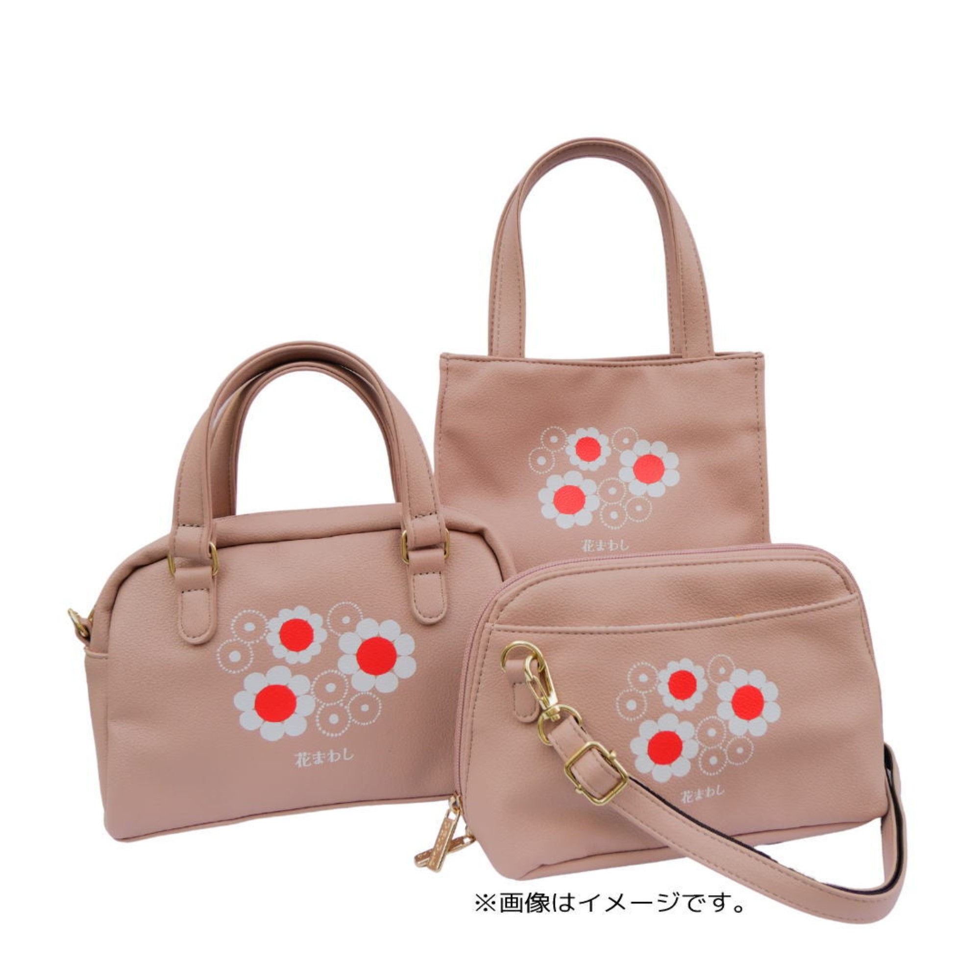 アデリアレトロ 2WAY手提げ バック 花まわし GAR-700
