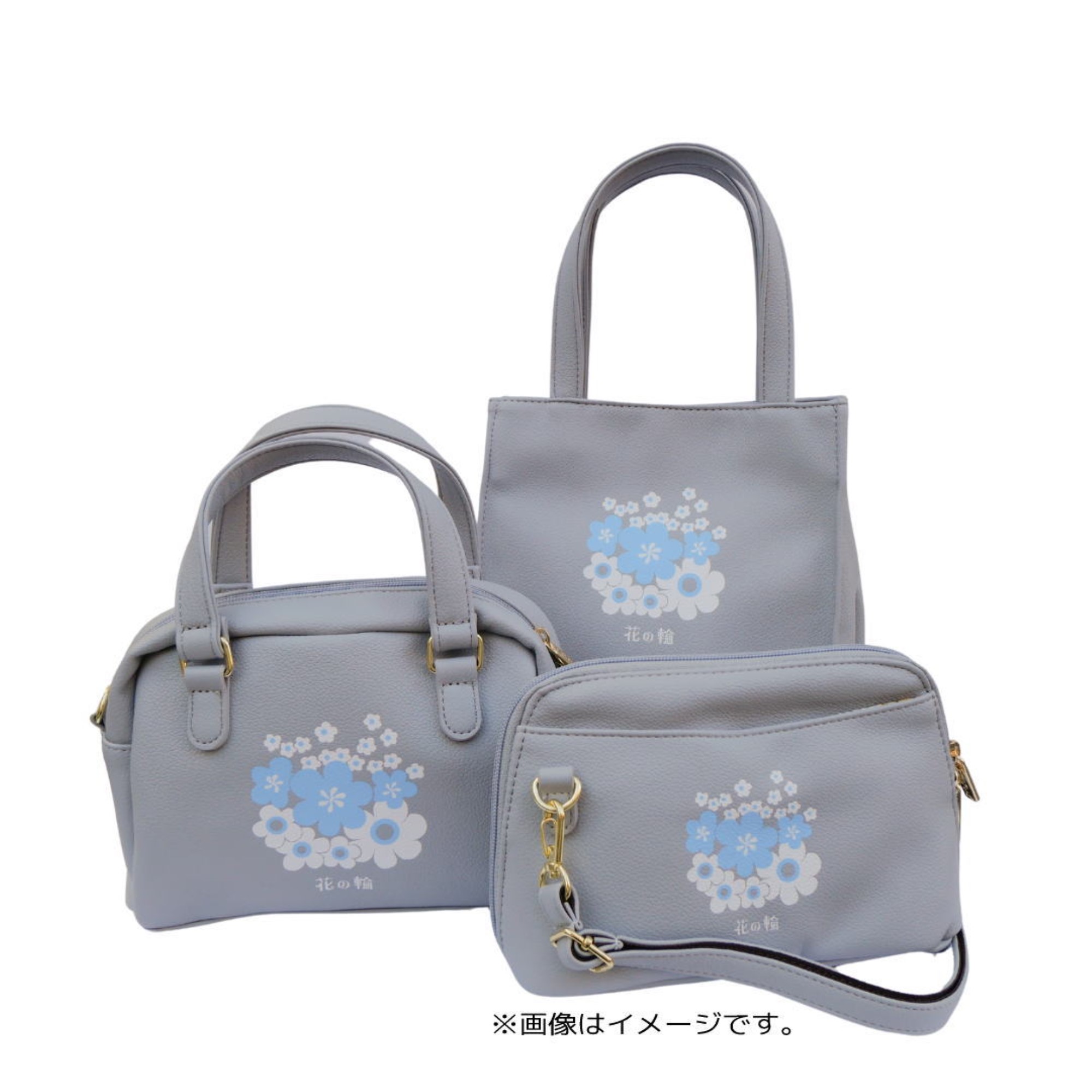 アデリアレトロ 2WAY手提げ バック 花の輪 GAR-700