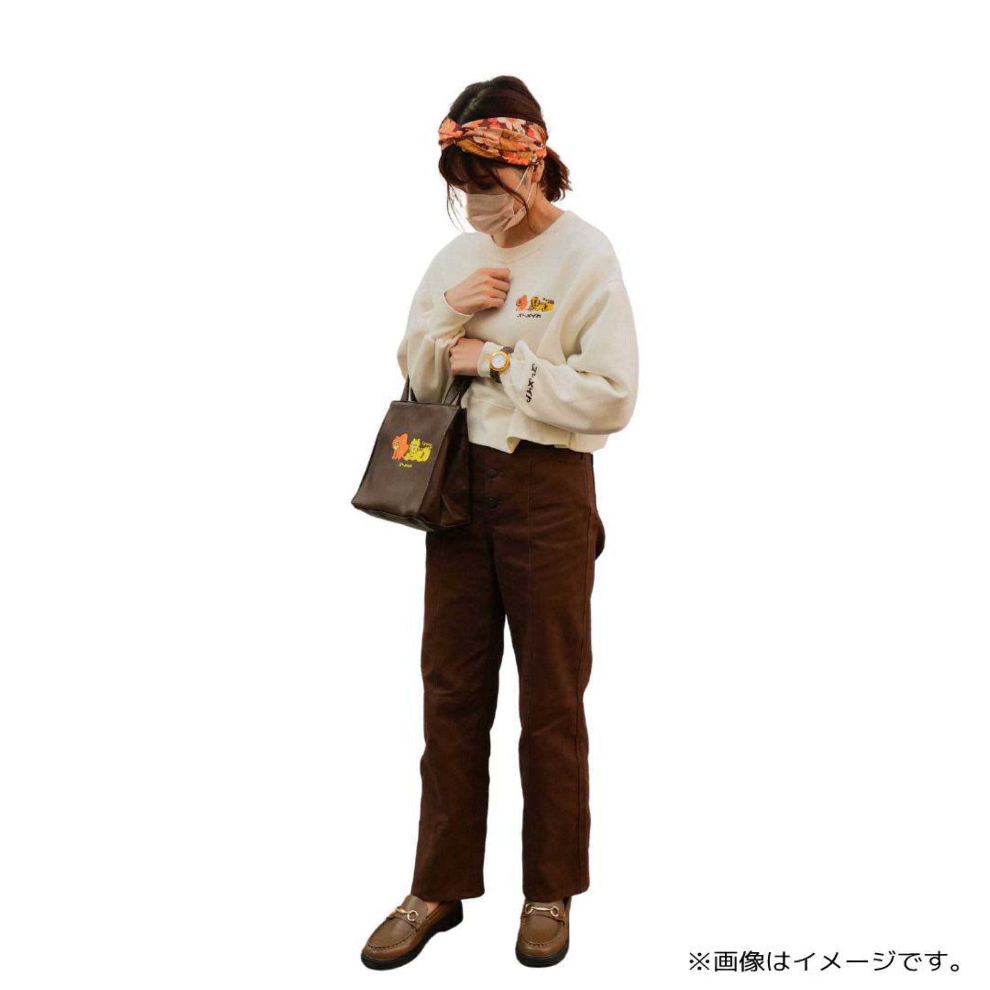 アデリアレトロ 角型手提げ バック 花まわし GAR-702