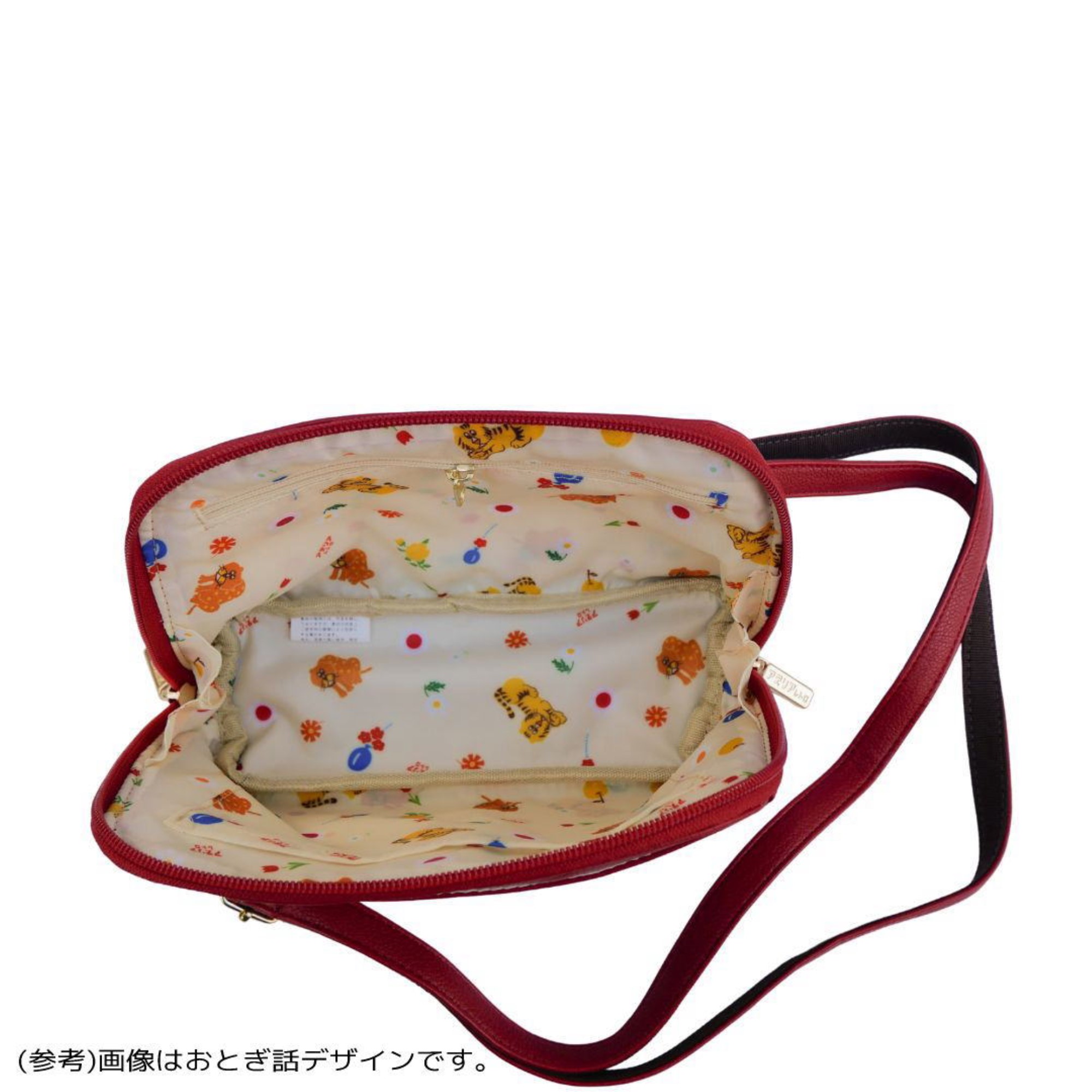 アデリアレトロ ラウンドショルダー バック 花まわし GAR-701