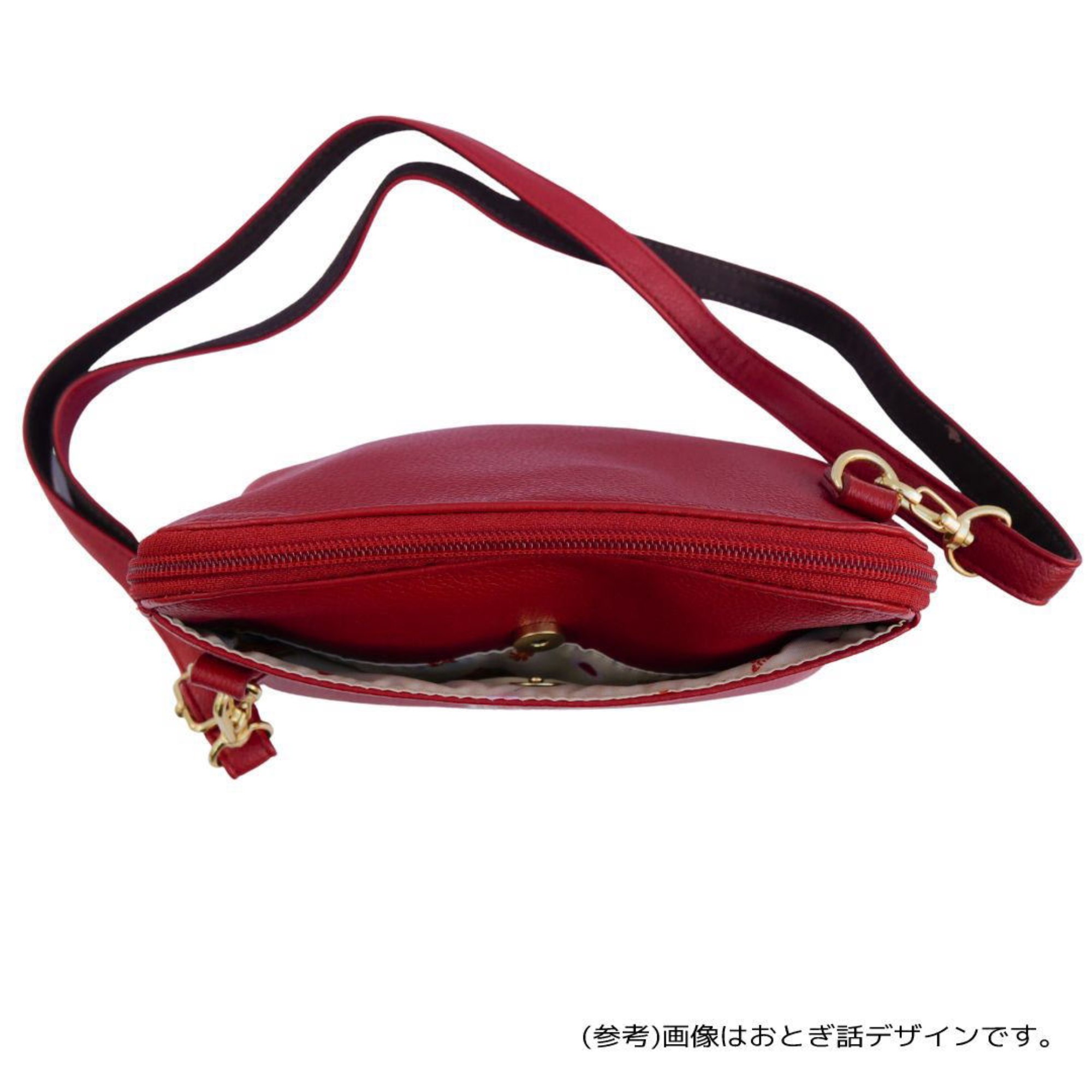 アデリアレトロ ラウンドショルダー バック 花の輪 GAR-701