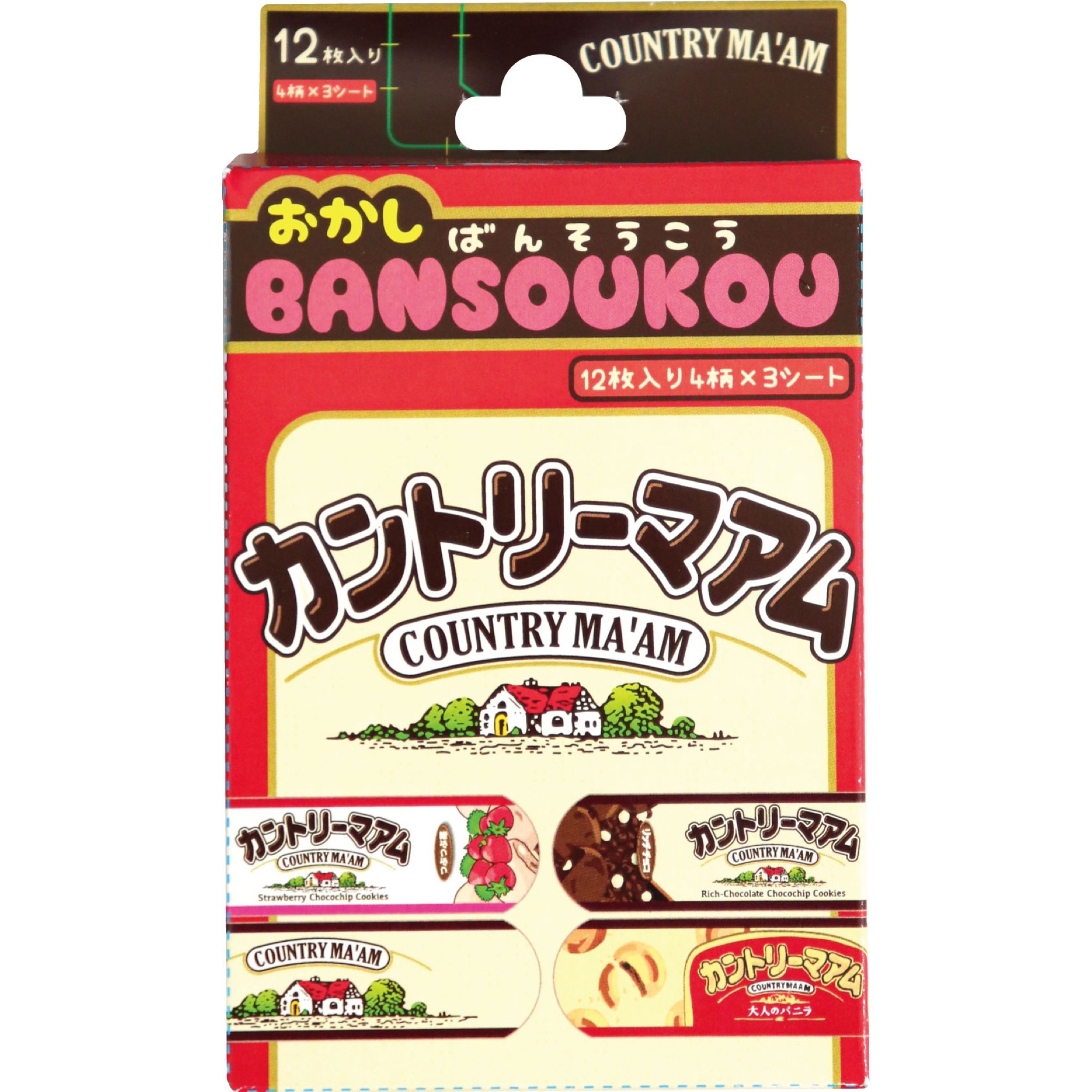 お菓子ばんそうこう　カントリーマーム