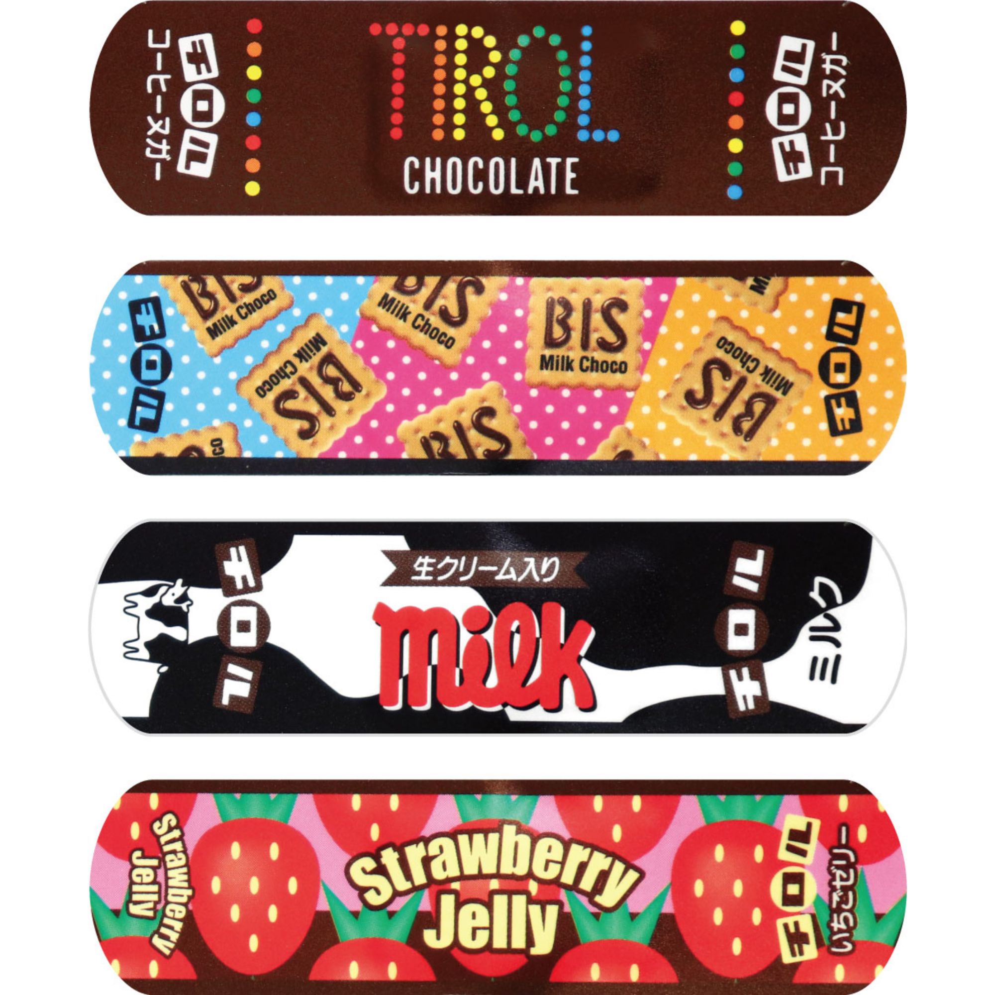 お菓子ばんそうこう　チロルチョコ