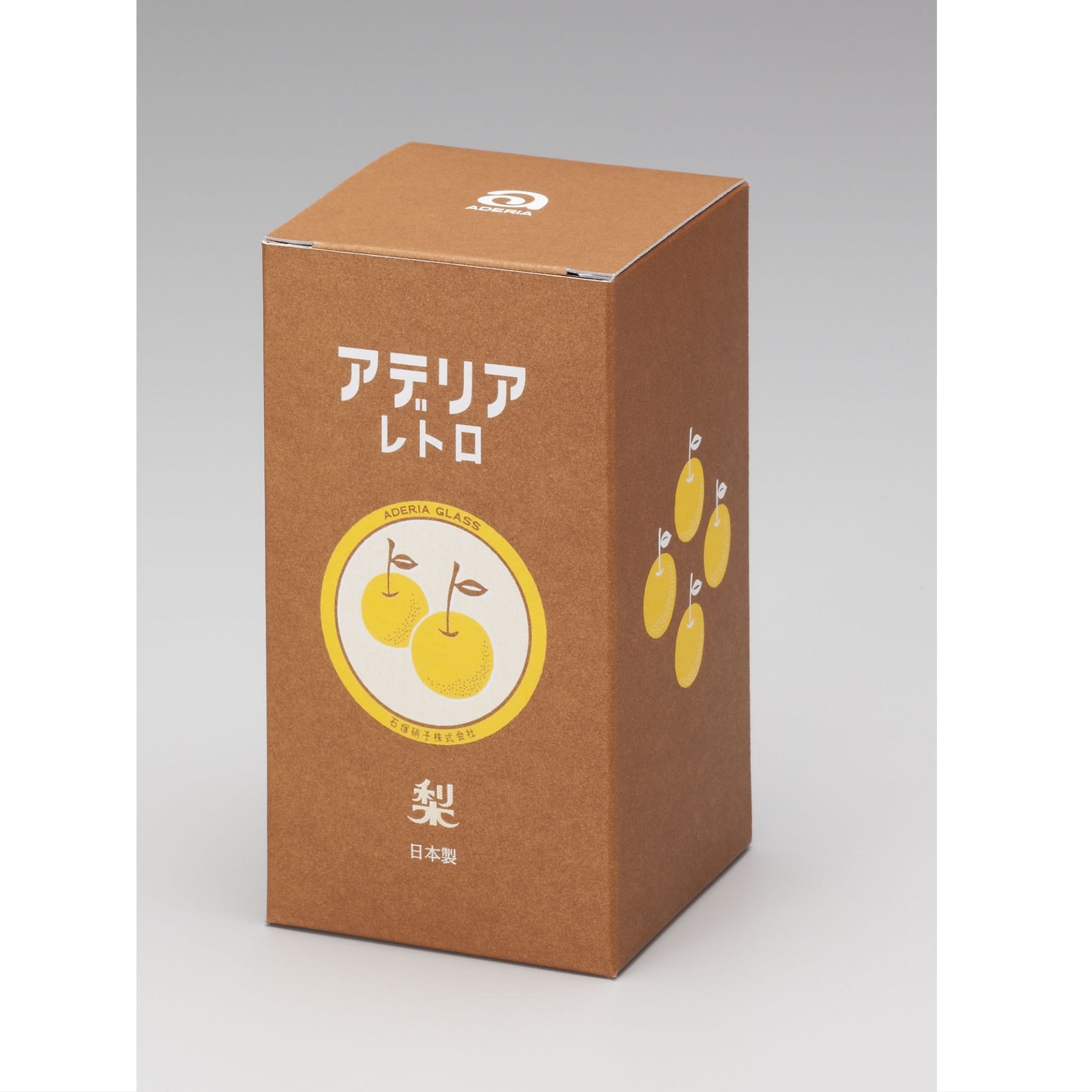 アデリアレトロ 台付きグラス 梨 1872