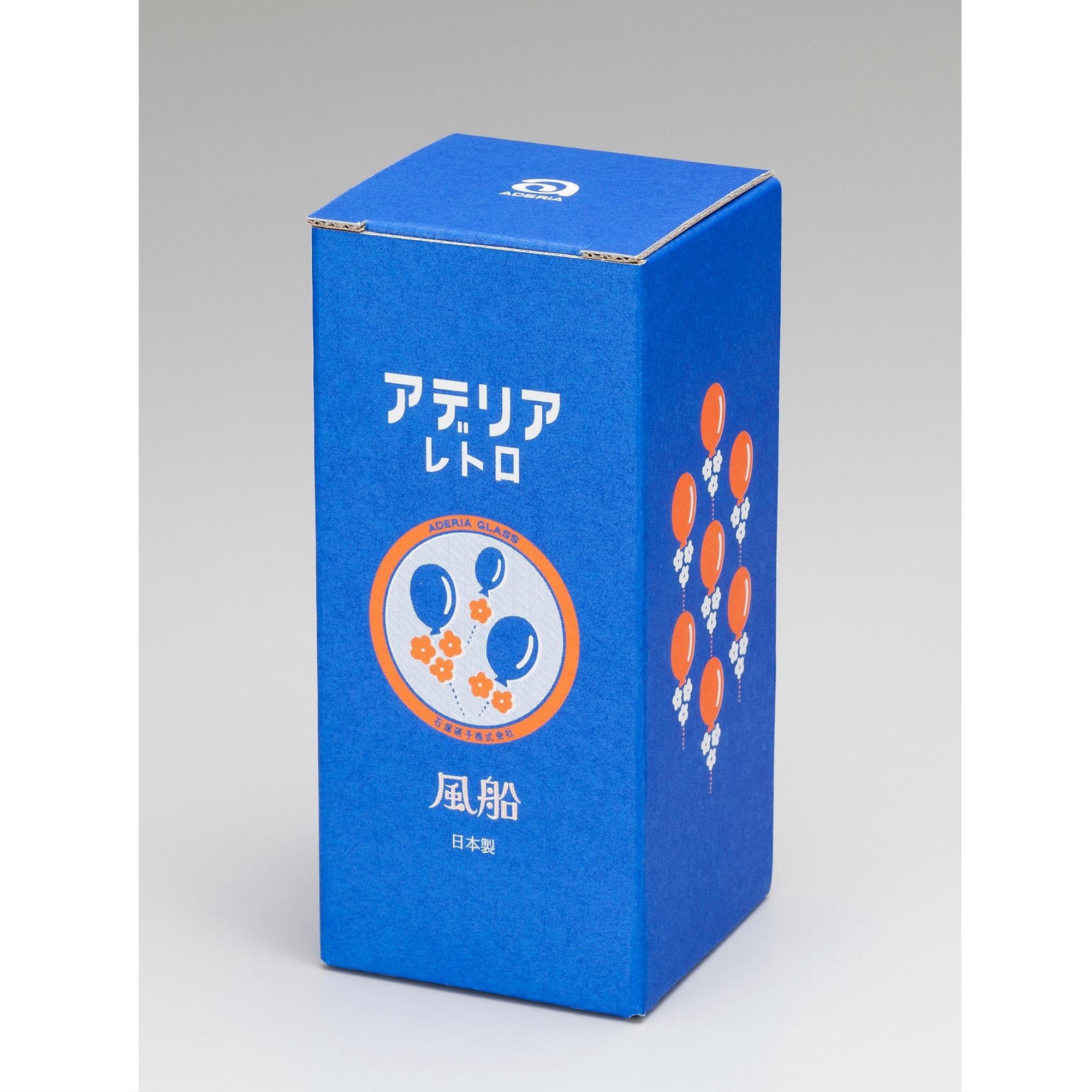アデリアレトロ 脚付きグラス 風船 1902