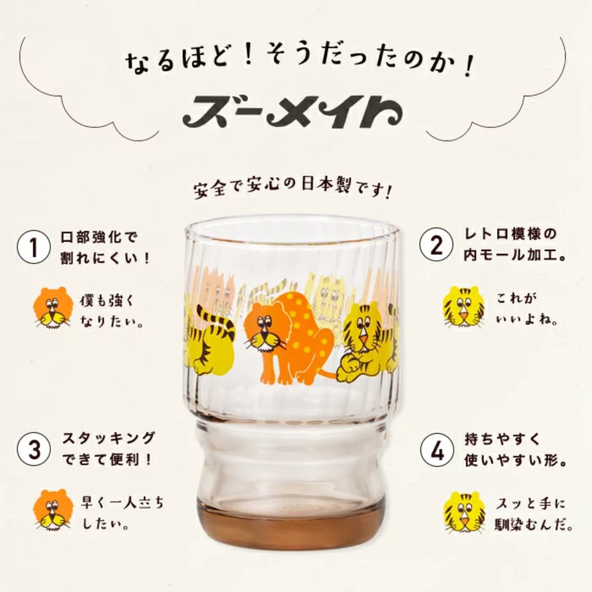 アデリアレトロ 水飲みコップペア ズーメイト S-6342