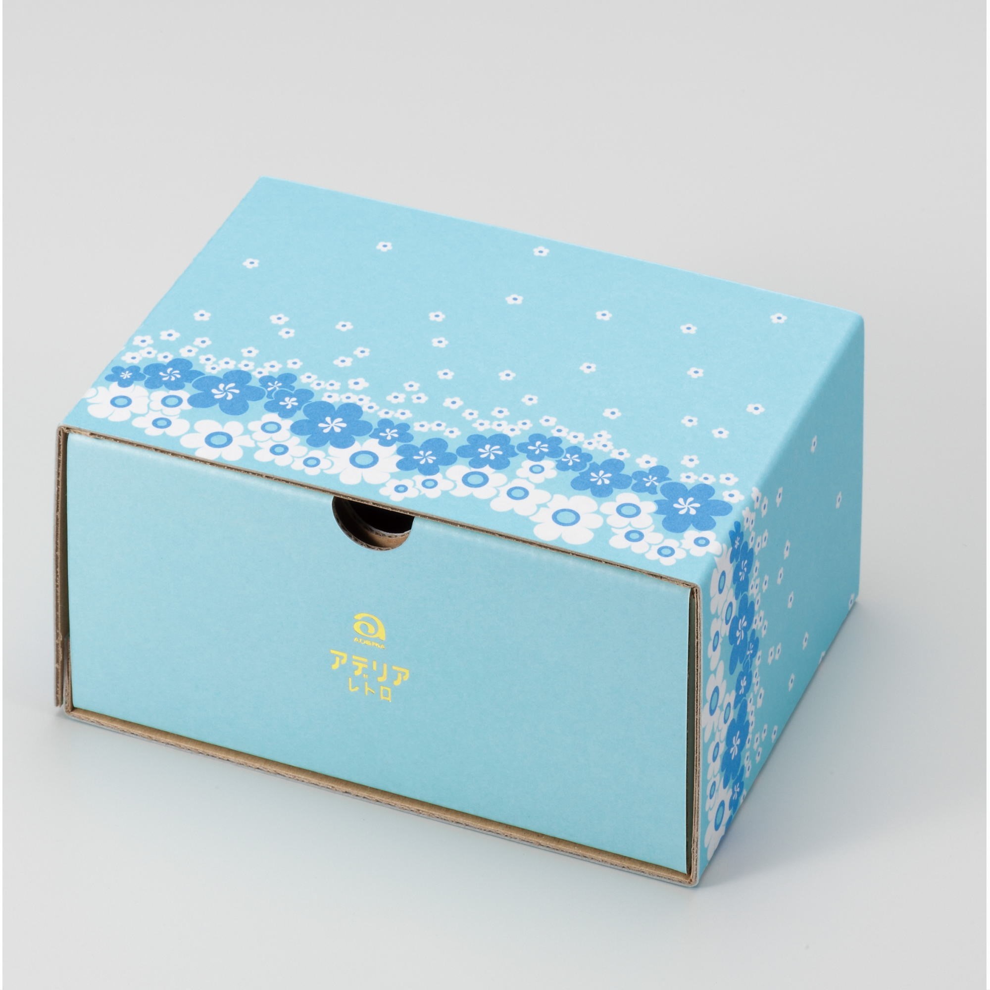 アデリアレトロ 水飲みコップペア 花の輪 S-6349