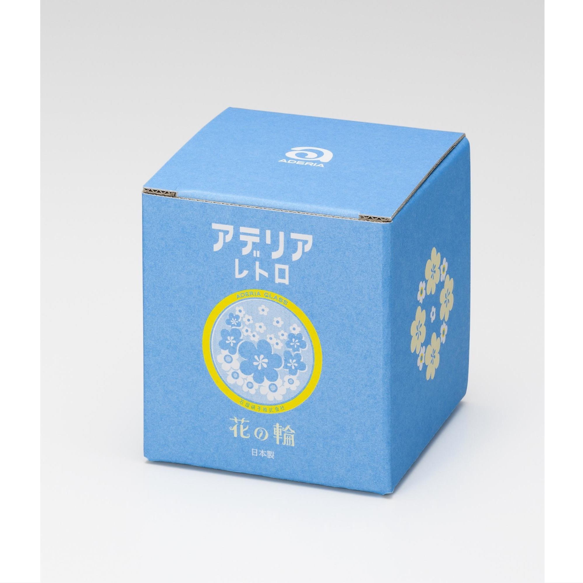 アデリアレトロ 脚付きデザート 深型 花の輪 1964