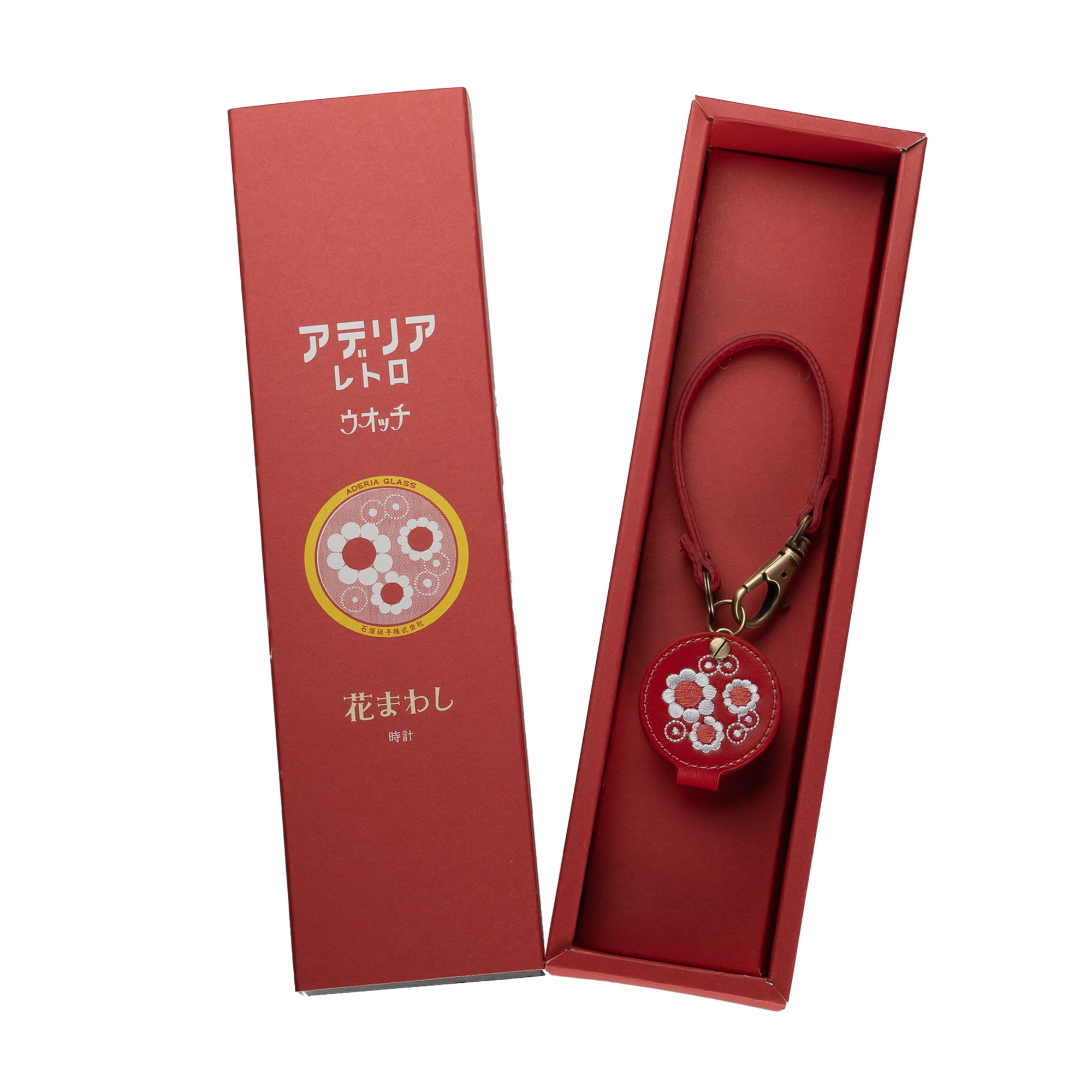 アデリアレトロバックチャームウオッチ【花まわし】