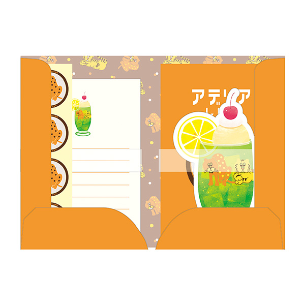 アデリアレトロ　ミニレターセット　ズーメイト