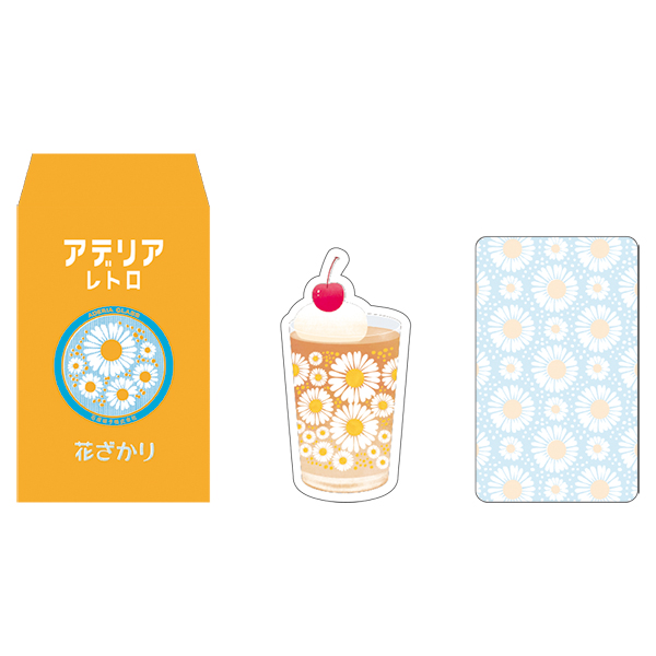 アデリアレトロ　ミニカードセット　花ざかり